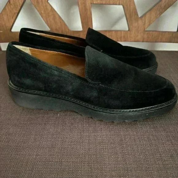Aquatalia Kelsey Suede Loafers used like a new made in Italy - Picture 9 of 9